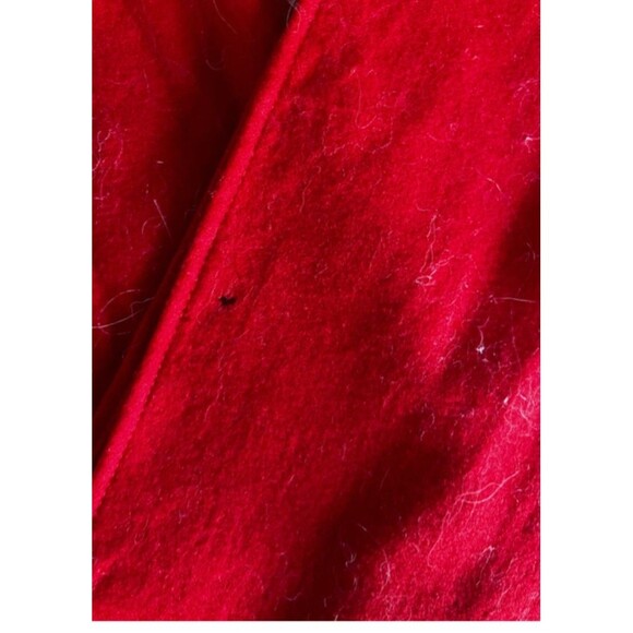 PENDLETON 100% Virgin Wool Fringed Scarf Red Modern USA 21” X 70” - Picture 3 of 5